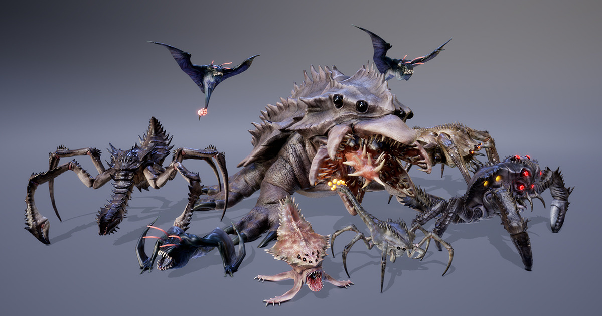 Unity Creatures SCI FI CREATURES PACK VOL 3 | 3D Creatures | Unity Asset Store