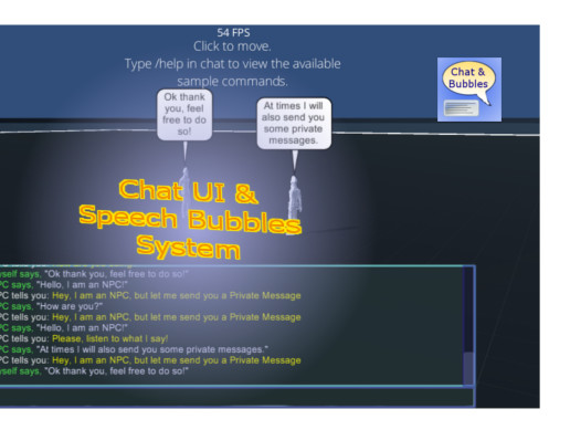Chat UI & Speech Bubbles System | GUI Tools | Unity Asset Store