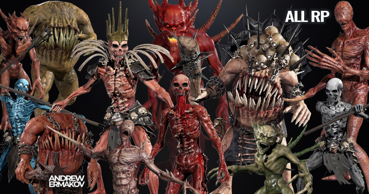 Monsters Mega Pack | 3D Characters | Unity Asset Store