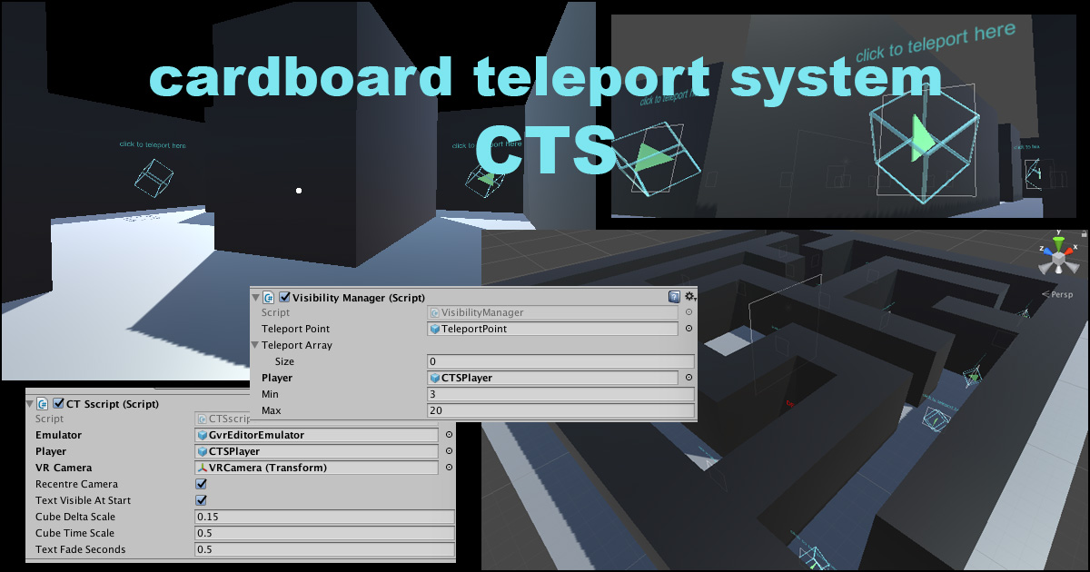 C.T.S. cardboard teleport system | GUI 도구 | Unity Asset Store