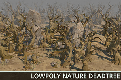 LowPoly Nature DeadTree
