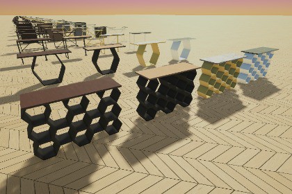 Loft_Furniture - Tables & Desks Pack