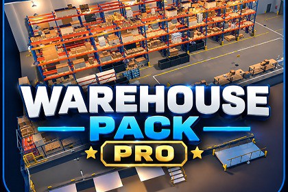 Warehouse Pack (Full) — Complete Low-Poly Warehouse Collection