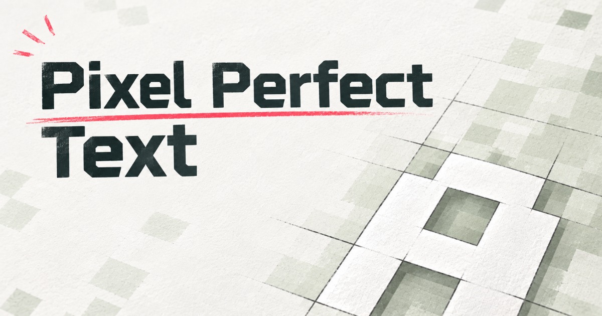 PixelPerfectText | 2D Fonts | Unity Asset Store