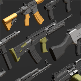 Low Poly Weapons VOL.2