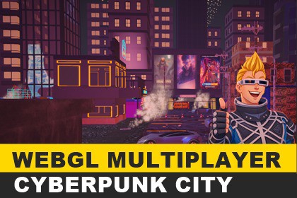 WebGL Multiplayer – Cyberpunk City