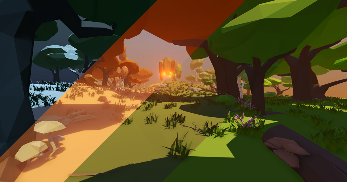 Unity Forest Asset Low Poly Forest Asset Pack | 3D 角色 | Unity Asset Store