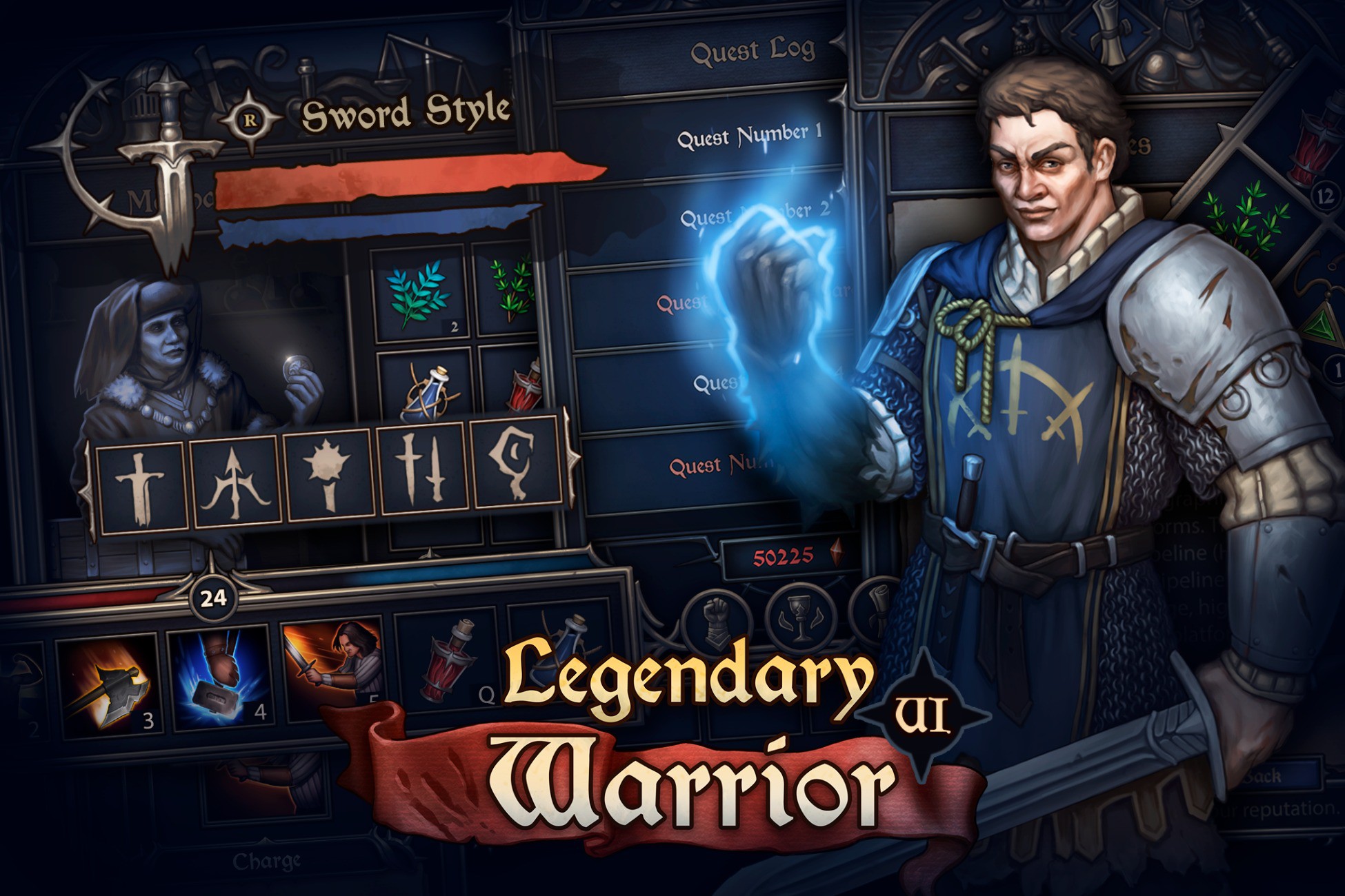 Warrior Ui Legendary Warrior UI | 2D GUI | Unity Asset Store