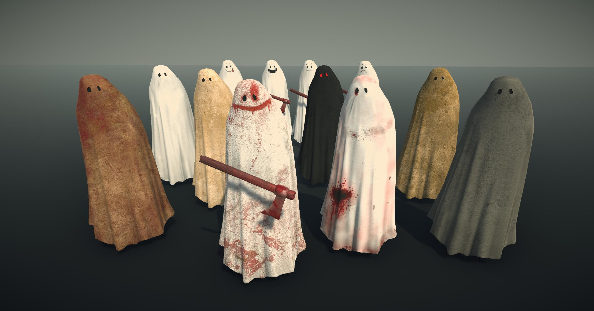 Ghost's low-poly (Modified pack) | 3D Creatures | Unity Asset Store