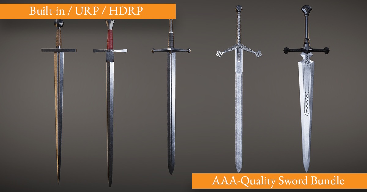 Sword Bundle Vol. 1 | 3D Weapons | Unity Asset Store