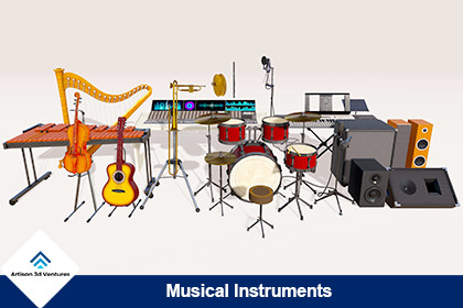 Musical Instruments Pack HQ