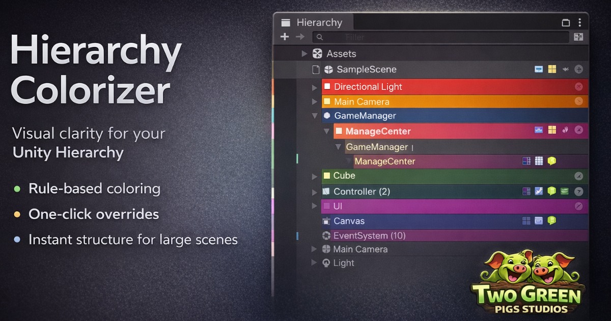 Unity Hiearchy Hierarchy Colorizer | Utilities Tools | Unity Asset Store