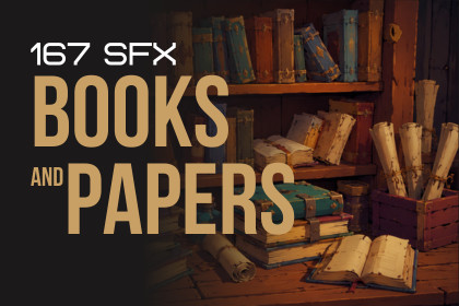 Books And Papers Sounds Pack - SFX