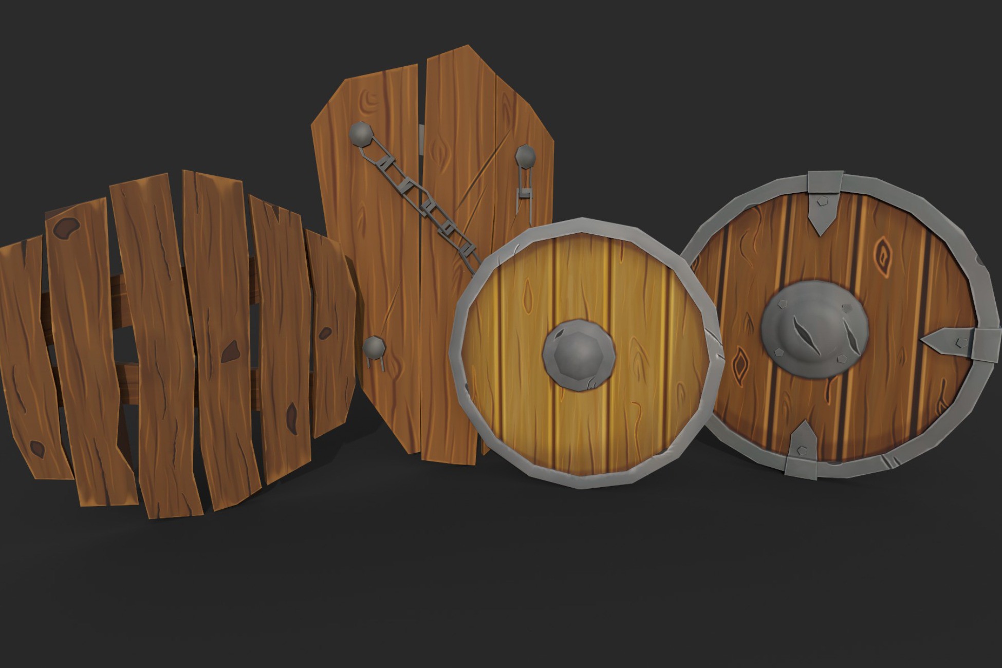 3D Stylized Shields | 3D Weapons | Unity Asset Store