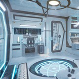 Futuristic Living Quarters – Sci-Fi Interior Habitat