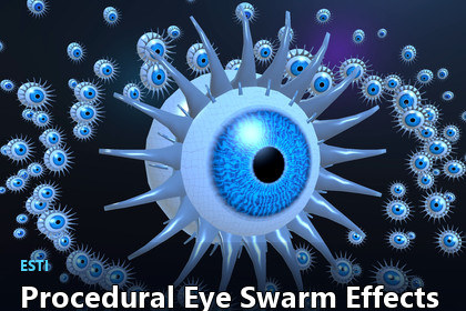 Procedural Eye Swarm Effects