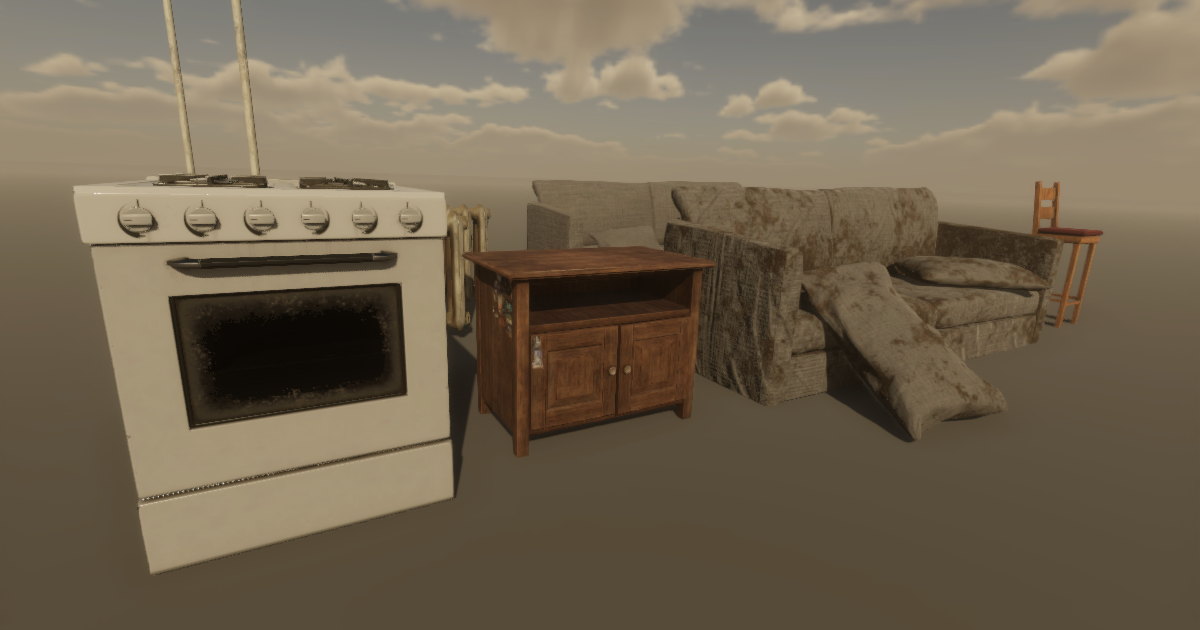 Atmospheric Urban Interior Pack | 3D Furniture | Unity Asset Store