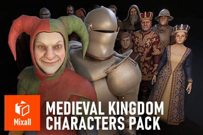 Medieval Kingdom Characters Pack