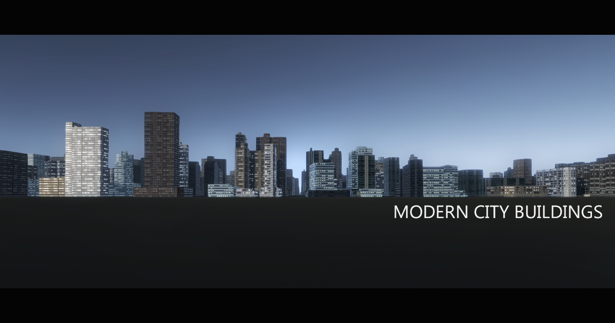 Modern City Buildings | 3D | Unity Asset Store