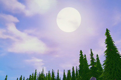 Procedural Stylized Sky 2