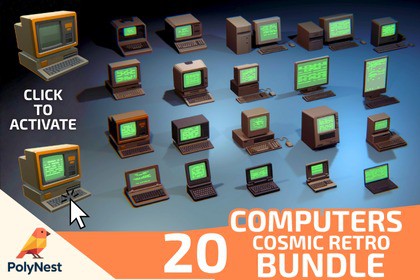 Cosmic Retro Computer 2 pack