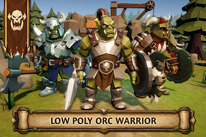 Low Poly Orc Warrior