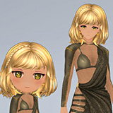 Modular Anime Female Character - Combo 2 (3 outfit)