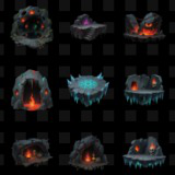 Abyssal Hollow – Dark Fantasy Cave Pack V1.0