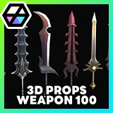 3D Props - Weapon 100