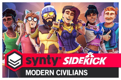 Modern Civilians – Sidekick Modular Characters by Synty