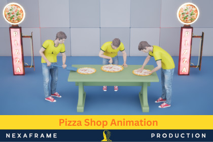 Pizza Shop Animation