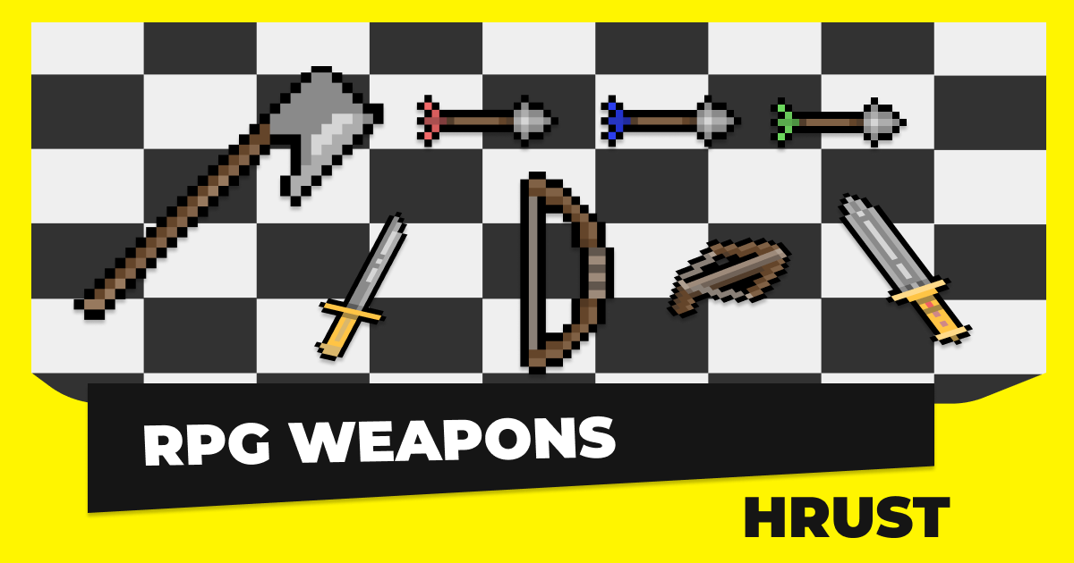 RPG 2D Pixel Weapon pack | 2D | Unity Asset Store