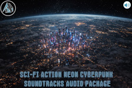 Sci-Fi Action Neon Cyberpunk Soundtracks Audio Package