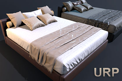 PBR Bed 12 – URP Ready 3D Asset 4k