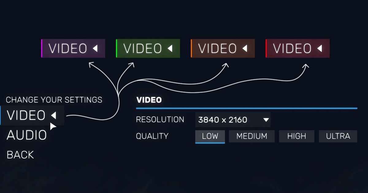 Clean Menu UI | GUI Tools | Unity Asset Store
