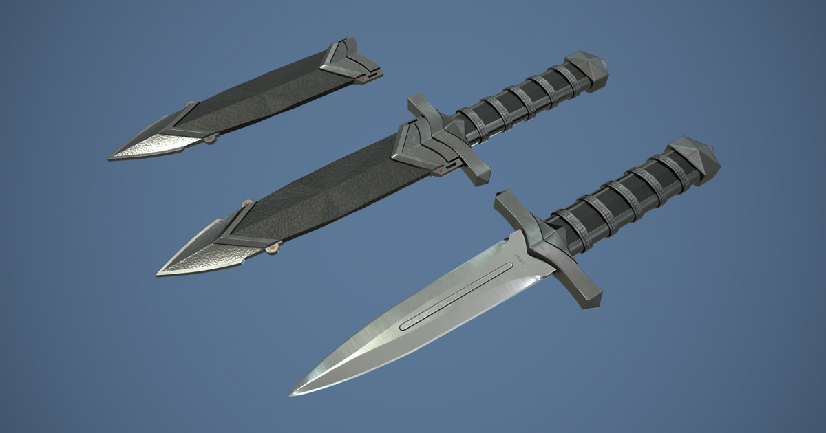 Dagger PBR | 3D Weapons | Unity Asset Store