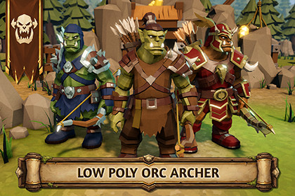 Low Poly Orc Archer