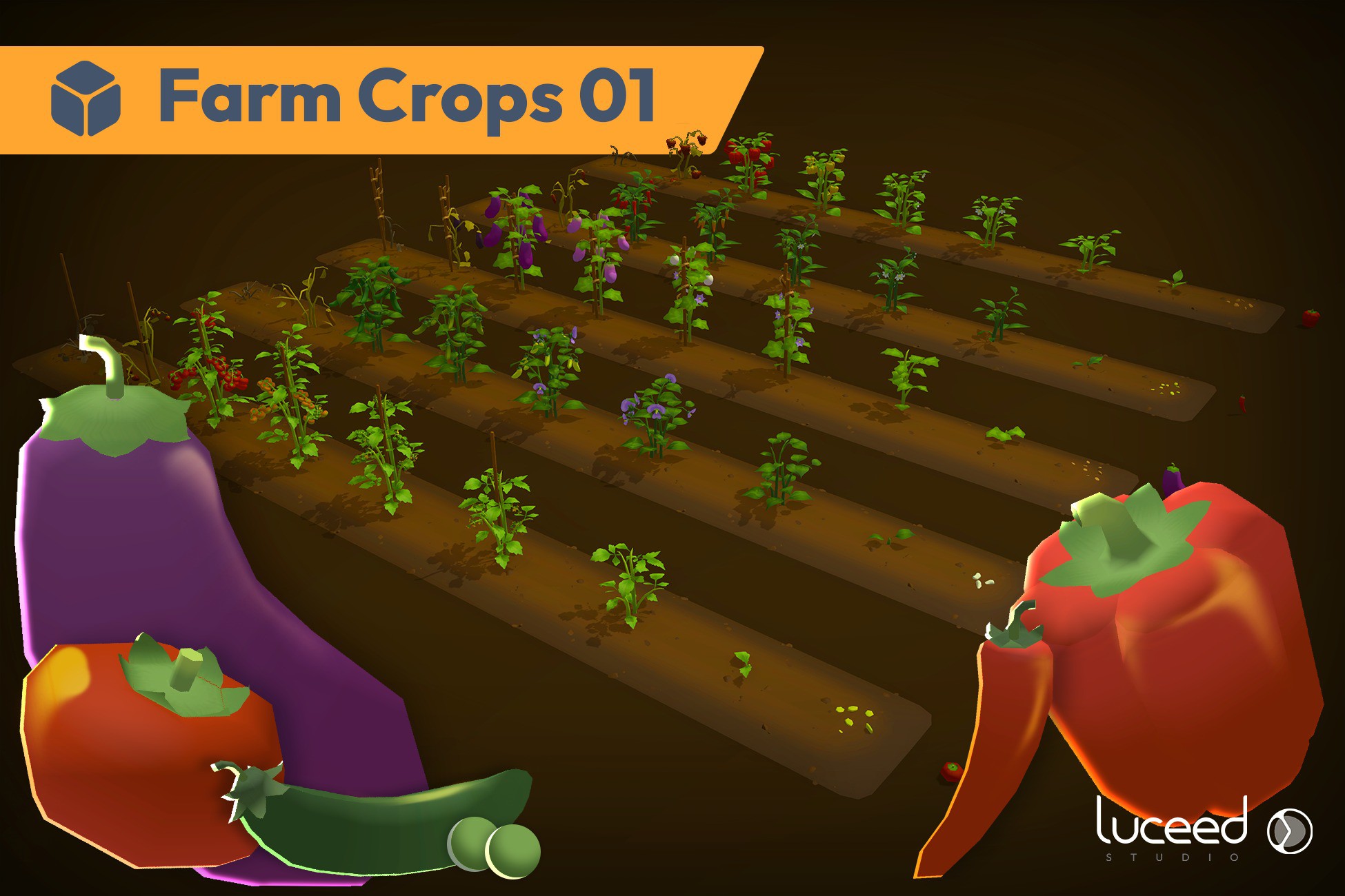 Farm Crops 01 | 3D Plants | Unity Asset Store
