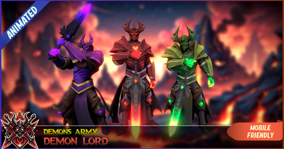Demons army - Demon Lord | Characters | Unity Asset Store