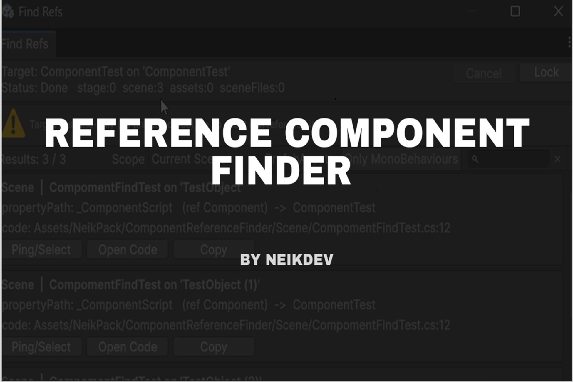 Component Reference Finder