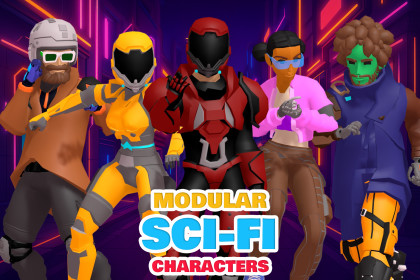Stylized Sci-Fi Characters