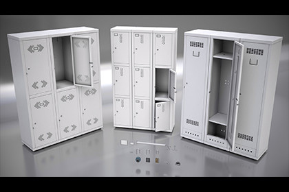 Industrial Locker Set