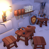 3D Game kit - Toon Dungeon Props