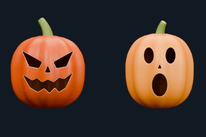 Animated Halloween Pumpkins