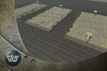Outdoor Basketball Court HQ