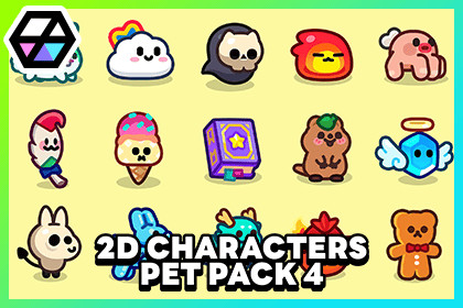 2D Characters - Pet Pack 4