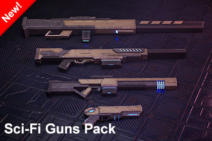 Sci-Fi Guns Pack