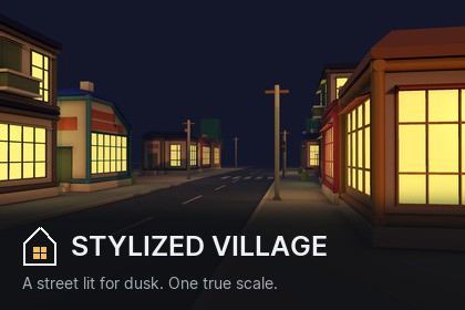 Stylized Village - Old-Town Street