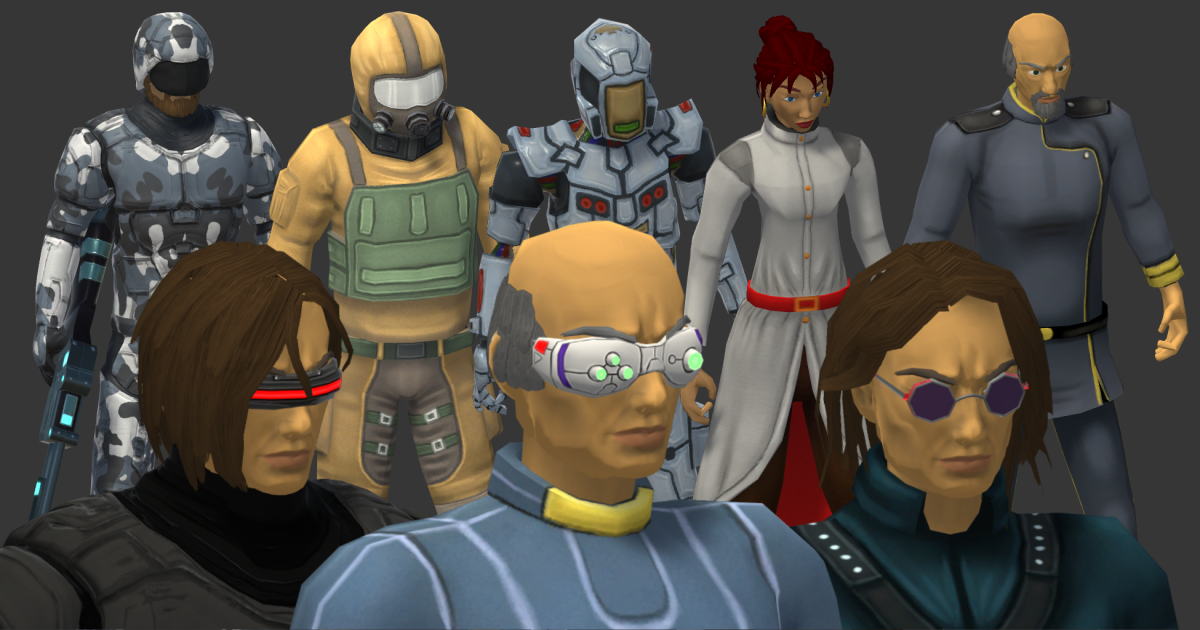 Customizable Characters - Sci-Fi Series | Characters | Unity Asset Store