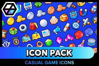 2D Icons - Casual Game Icons
